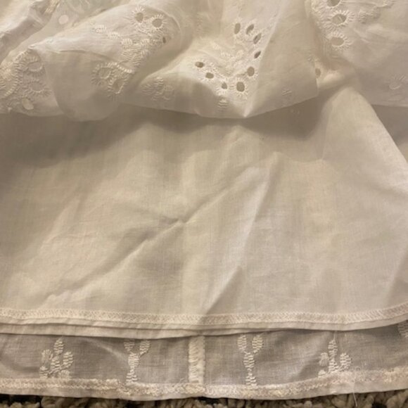 White Dress New Look (UK size 6) Canada Size 2 Embroidery Anglaise Lined NWT - Picture 6 of 7